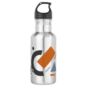 Wasserflaschen mit kreativer geometrischer Kunst Edelstahlflasche