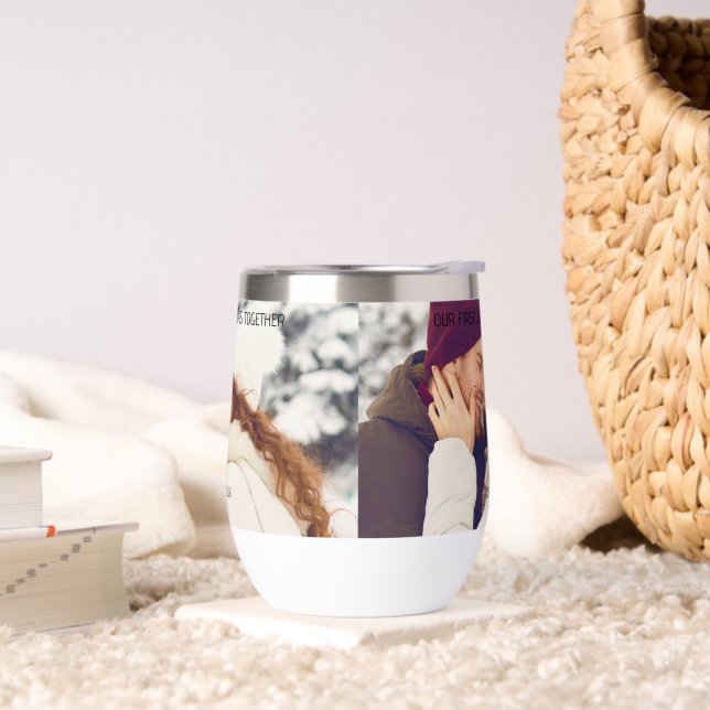 Wasserflaschen-Stil: Stemless Wine Tumbler, (Wohnzimmer)