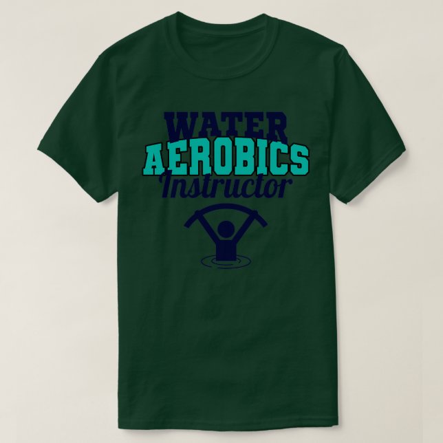 Wasserflugzeug-Lehrer Wassersport-Fitness Trainer T-Shirt (Design vorne)