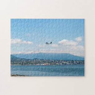Wasserflugzeug-Start über die Bucht von Vancouver Puzzle