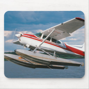 Wasserflugzeug startet, Victoriafälle, Simbabwe Mousepad