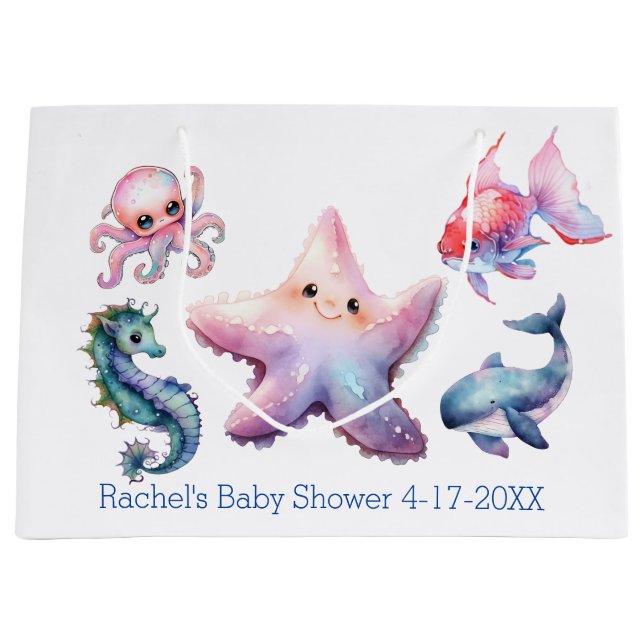 Wasserfreunde Große Geschenktüte (Vorderseite)