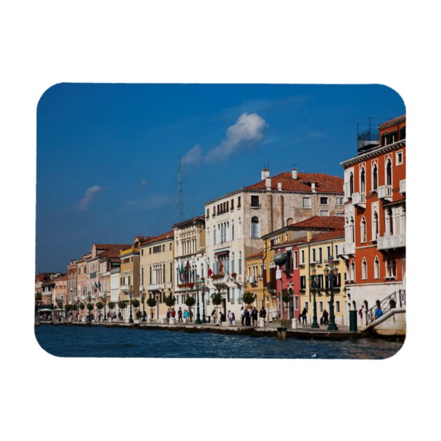 Wasserfront am Canale Grande von Venedig Magnet (Horizontal)