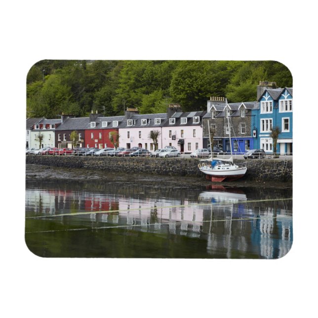 Wasserfront, Tobermory, Insel Mull, Schottland, 2 Magnet (Horizontal)