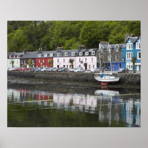 Wasserfront, Tobermory, Insel Mull, Schottland, 2 Poster