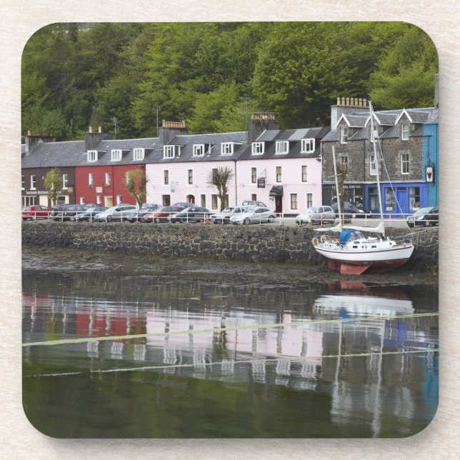 Wasserfront, Tobermory, Insel Mull, Schottland, 2 Untersetzer (Vorderseite)
