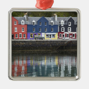 Wasserfront, Tobermory, Insel Mull, Schottland, Silbernes Ornament