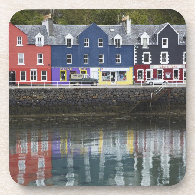 Wasserfront, Tobermory, Insel Mull, Schottland Untersetzer (Vorderseite)