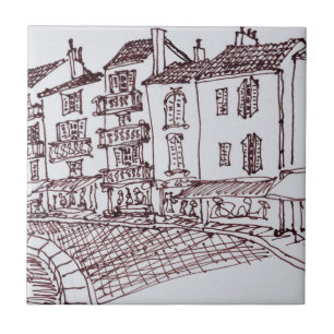 Wasserfront von Saint-Tropez  Saint-Tropez, Frankr Fliese