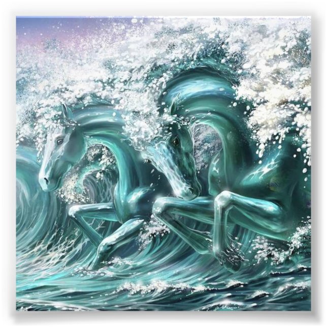 Wassergalopp Fotodruck (Vorne)