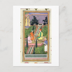 Wassergärten, aus dem Clive Album (gouache on pa Postkarte