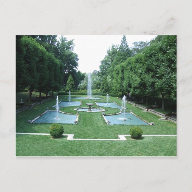 Wassergarten Postkarte (Vorderseite)