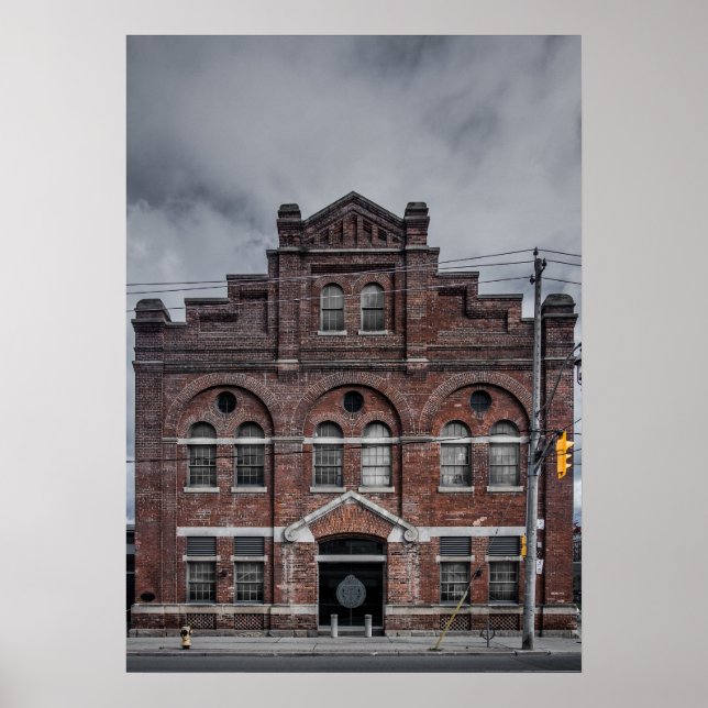 Wassergasreinigungshaus Nr. 5 Farbversion Poster (Vorne)