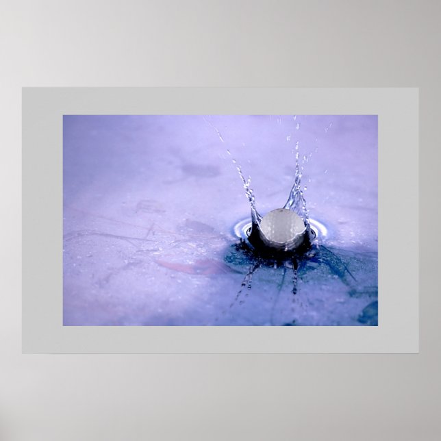 Wassergefahr Poster (Vorne)