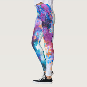 Wassergeist Abstrakte Künstlerische Alkoholtinte Leggings