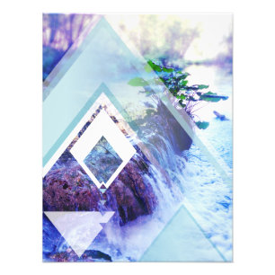 Wassergeohaze Fotodruck