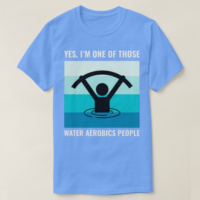 Wassergymnastik Aquatische Fitness Aquarelle 14 T-Shirt