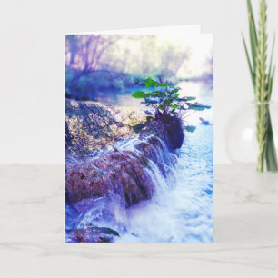 Wasserhahn auf der Gedenkkarte Karte