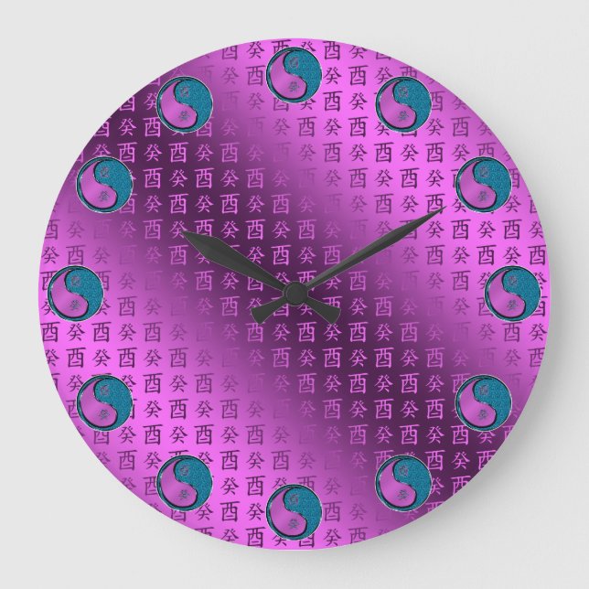 Wasserhahn Große Wanduhr (Vorderseite)