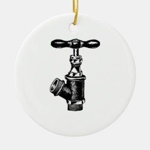 Wasserhahn Keramikornament
