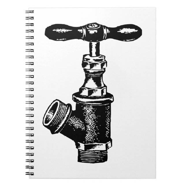 Wasserhahn Notizblock (Vorderseite)