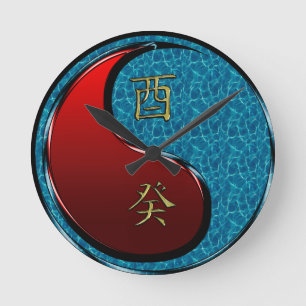 Wasserhahn Runde Wanduhr