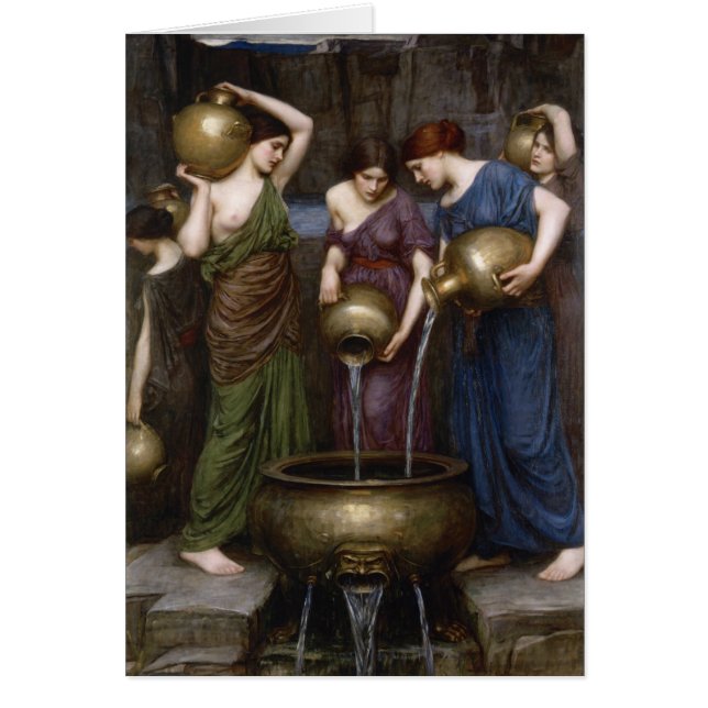 Wasserhaus Danaides PreRaphaelite Art (Vorne)