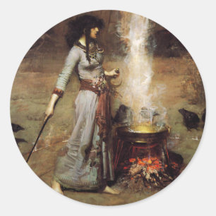 Wasserhaus Das magische Kreislaufplättchen Runder Aufkleber