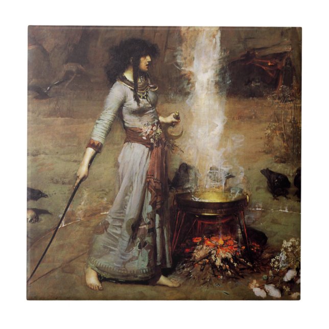 Wasserhaus Der Zauberkreislauf Fliese (Vorderseite)