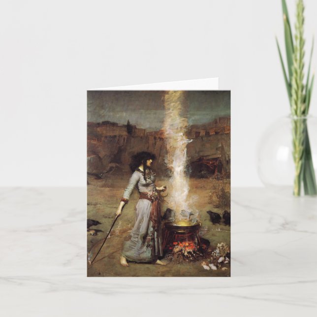 Wasserhaus Die Magic Circle Note Card Karte (Vorderseite)