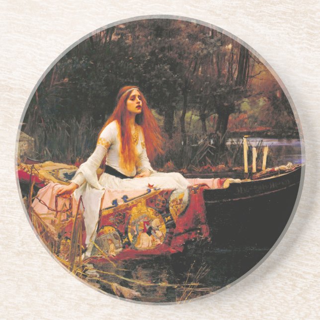 Wasserhaus Lady of Shalott Getränkeuntersetzer (Vorne)