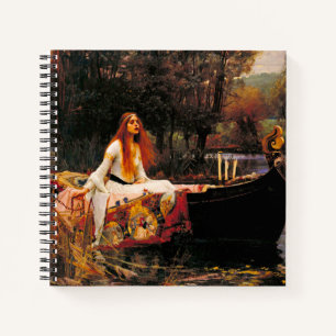 Wasserhaus Lady of Shalott Notizbuch