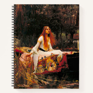 Wasserhaus Lady of Shalott Notizbuch