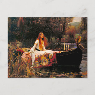 Wasserhaus Lady of Shalott Postkarte