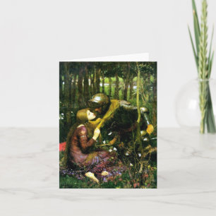 Wasserhaus Schöne Frau ohne Gnade-Karte Karte