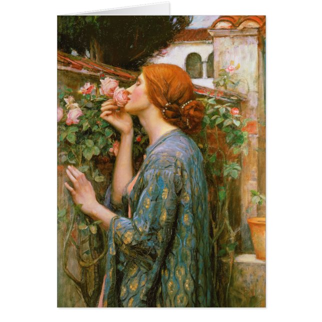 Wasserhaus Soul Rose Pre-Raphaelite CC1002 Card (Vorne)