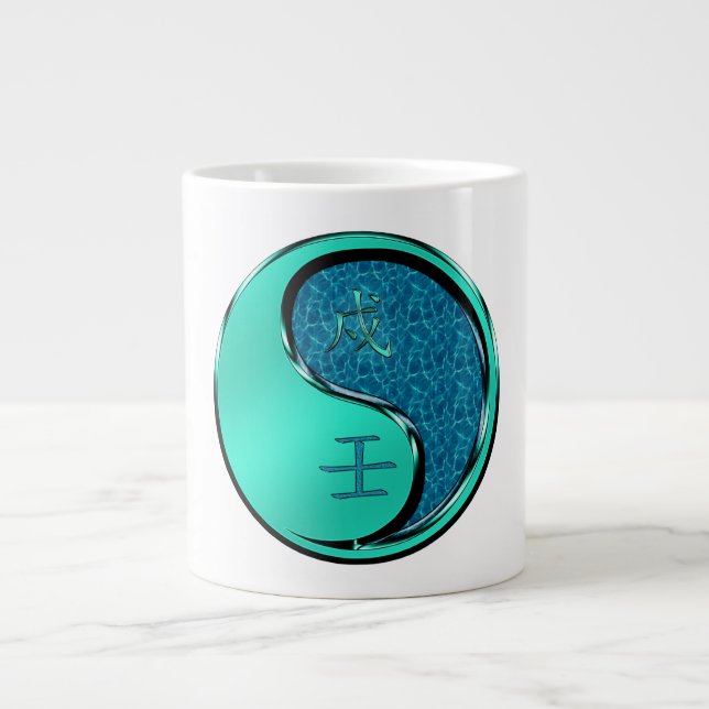 Wasserhund Jumbo-Tasse (Vorderseite)