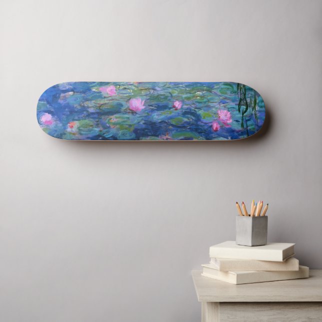 Wasserilien 1 skateboard (Wandkunst (Horz))