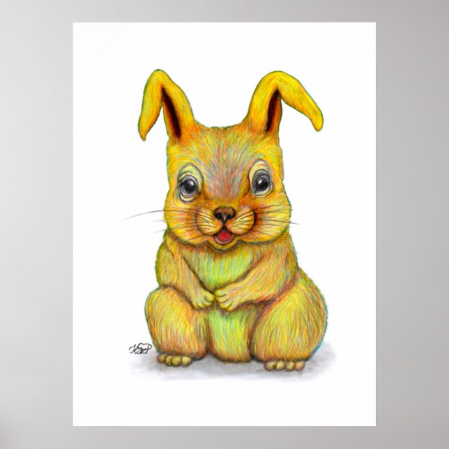 Wasserkaninchen Poster (Vorne)