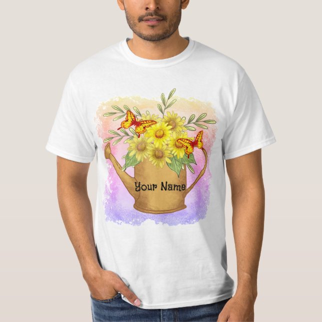 Wasserkanne Gänseblümchen  T-Shirt (Vorderseite)