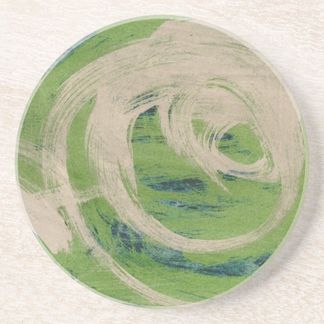 Wasserkante Sandstein Untersetzer (Vorne)