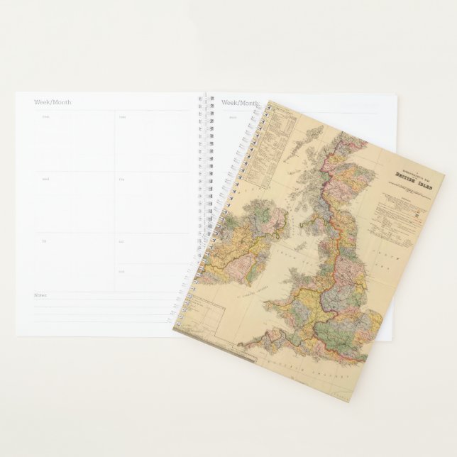 Wasserkarte, Britische Inseln Planer (Anzeige)