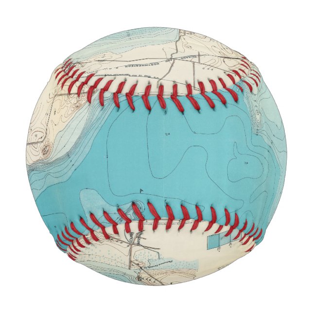 Wasserkarte Mendota Baseball (Vorderseite)