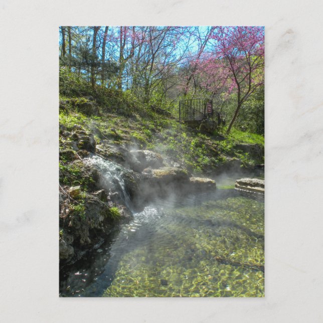 Wasserkaskade Postkarte (Vorderseite)