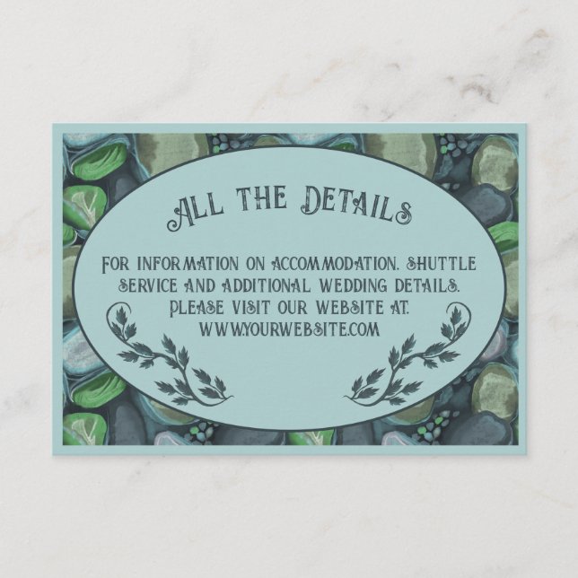 Wasserkies - Umschließungskarte Begleitkarte (Vorderseite)