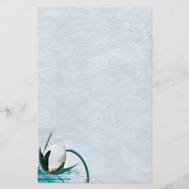 Wasserknotenpapier Briefpapier (Vorderseite)