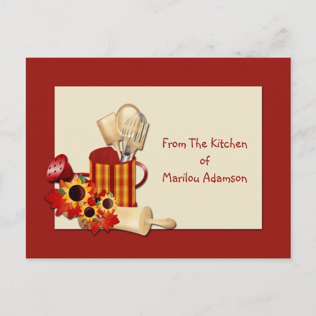 Wasserkocher kann Geschirrspüler Erntekarten Postkarte (Vorderseite)