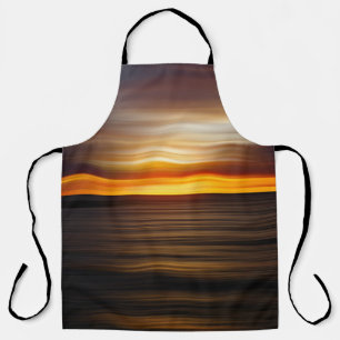 Wasserkörper bei Sonnenuntergang Schürze