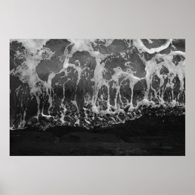 WASSERKÖRPER MIT BUBBELLEN POSTER (Vorne)