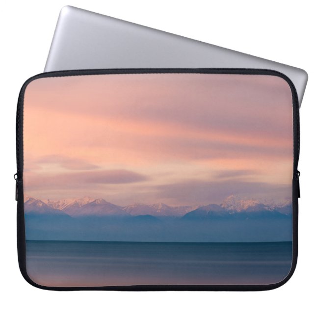 WASSERKÖRPER MIT GOLDENER ZEIT LAPTOPSCHUTZHÜLLE (Vorderseite)